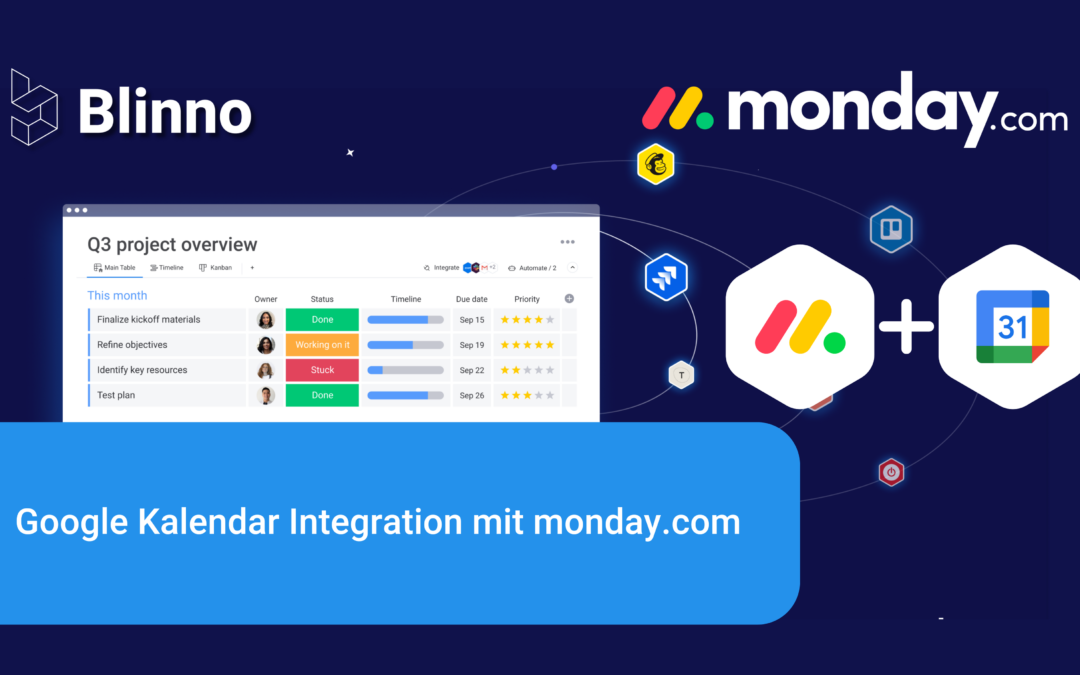 Integrate Google Calendar with monday.com
