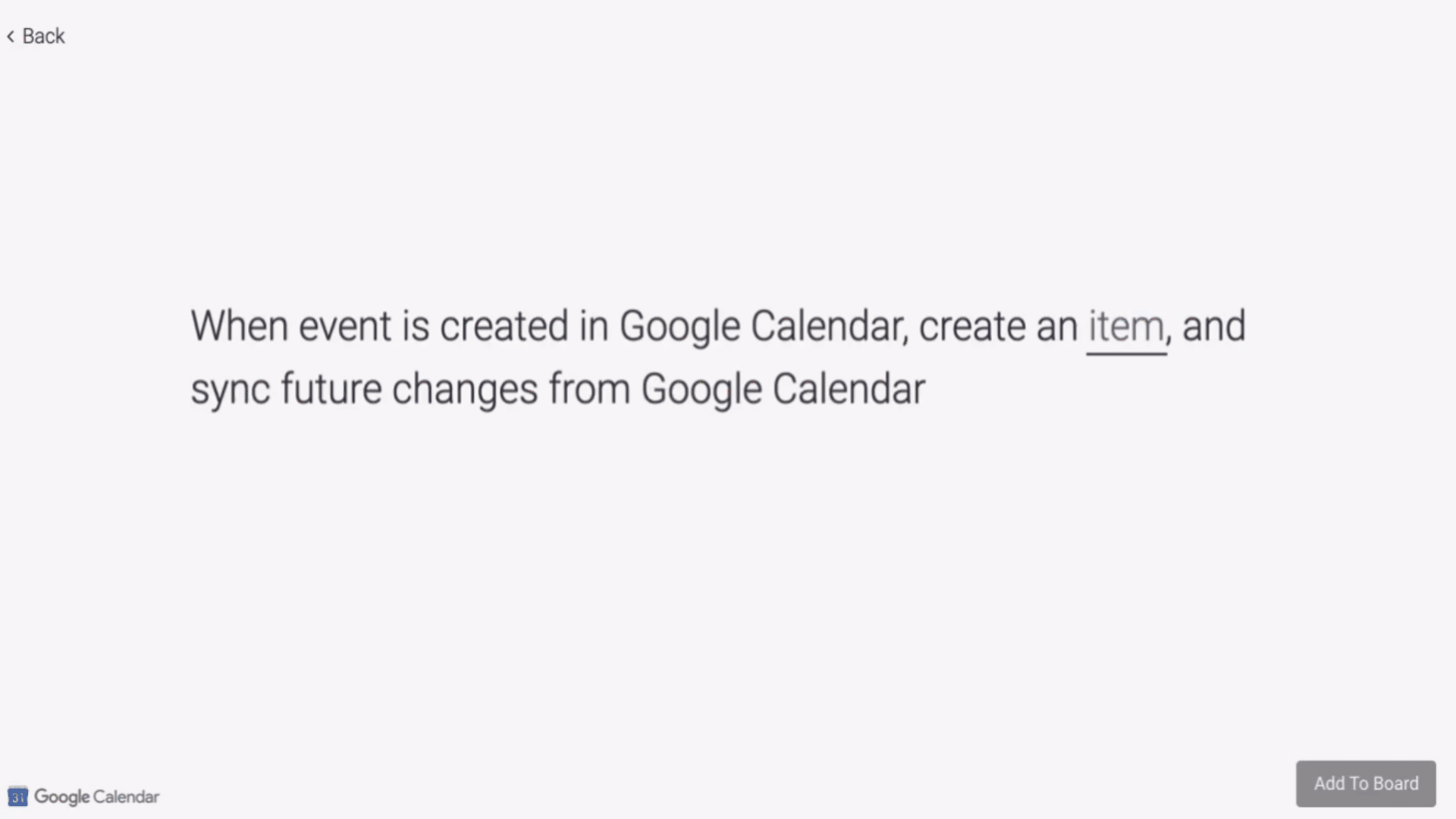 Google Kalendar integration monday.com 2